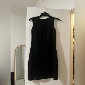 Theory black mini dress